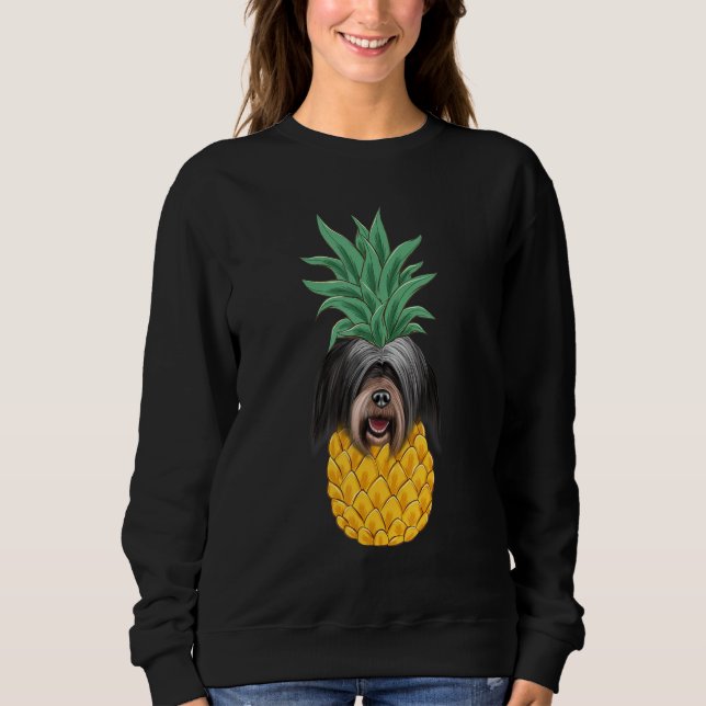 Tibetan Terrier Pineapple Dog Sweatshirt (Front)