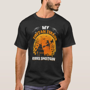 Tibetan Terrier Ride Shotgun Tibetan Terrier Dog H T-Shirt