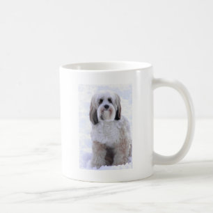 Tibetan Terrier Sable and White Coffee Mug