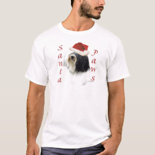 Tibetan Terrier Santa Paws T-Shirt
