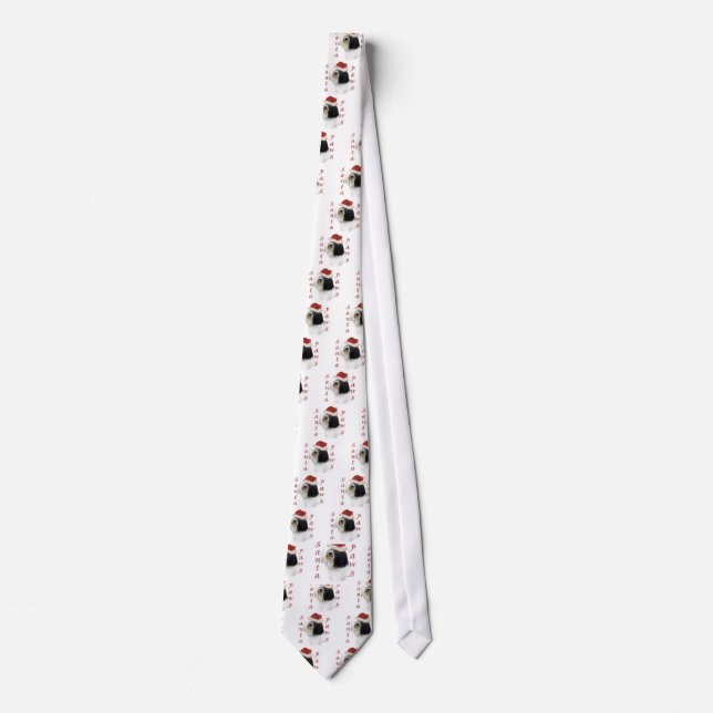 Tibetan Terrier Santa Paws Tie (Front)