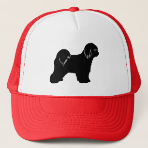 Tibetan Terrier Silhouette Trucker Hat