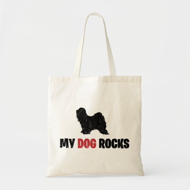Tibetan Terrier Tote Bag (Front)