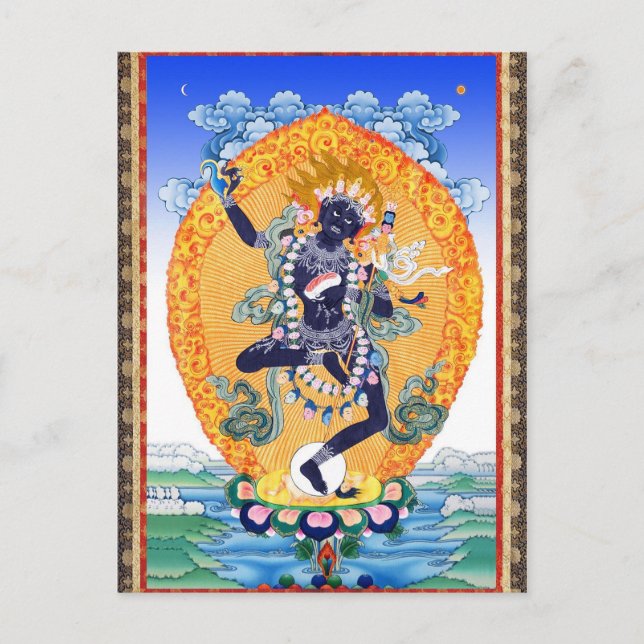 Tibetan Thangka Vajravarahi Nairatmya Postcard (Front)