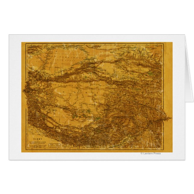 TibetPanoramic MapTibet 2 (Front Horizontal)