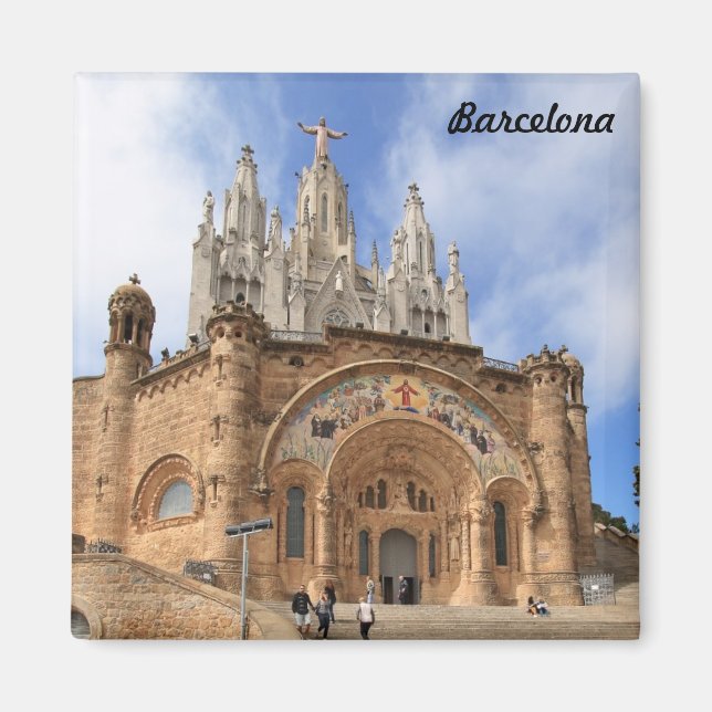 Tibidabo church, Barcelona Magnet (Front)