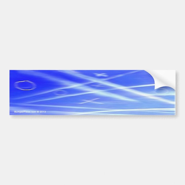 Tic Tac Sky Bumper Sticker (Front)