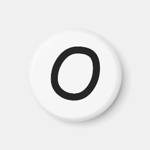 Tic Tac Toe 1-1/4" Fridge Magnet "O"