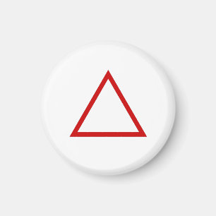 Tic Tac Toe 1-1/4" Fridge Magnet "Triangle"