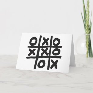 Tic Tac Toe Card