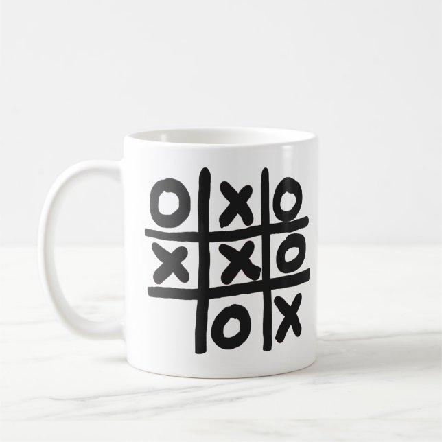 Tic Tac Toe Coffee Mug (Left)