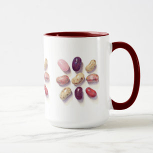 TIC TAC TOE JELLY BEANS Tall Maroon Combo Mug