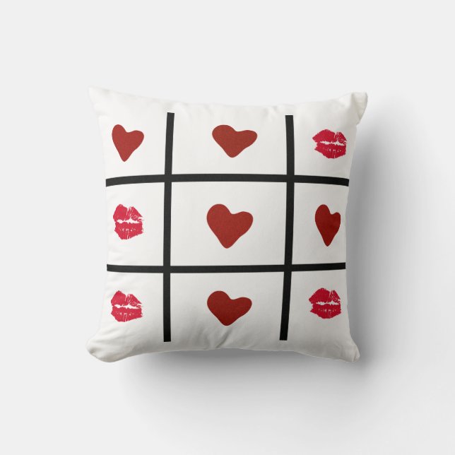 Tic Tac Toe Love! Cushion (Front)