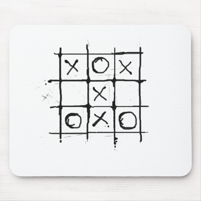 Tic tac toe mouse pad (Front)