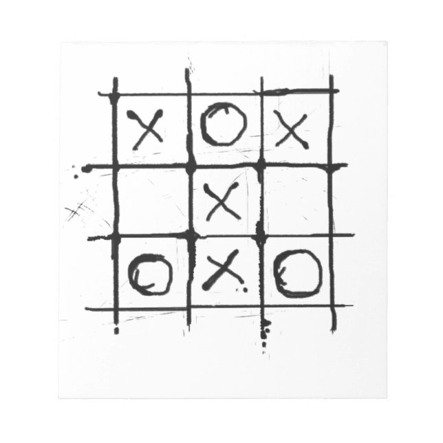 Tic tac toe notepad (Front)