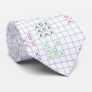 tic-tac-toe on graph paper tie