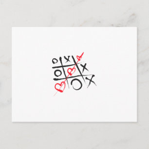 tic-tac-toe postcard