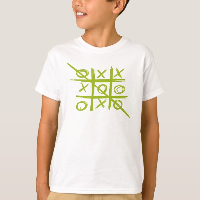 Tic-Tac-Toe Tris Noughts and Crosses game T-Shirt (Front)