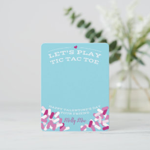 Tic Tac Toe Valentines Invitation