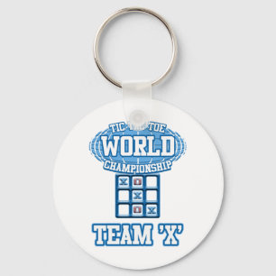 Tic Tac Toe World Championship - Team "X" Key Ring