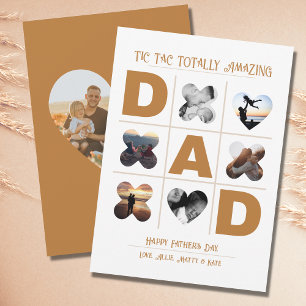 Tic Tac Totally Amazing Dad Father's Day  Holiday Card
