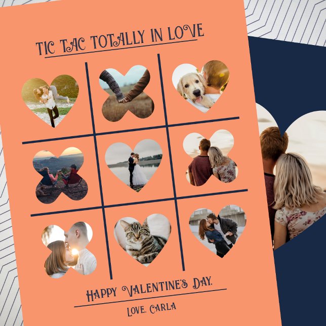 Tic Tac Totally in Love Photo Valentine Card (Creator Uploaded)