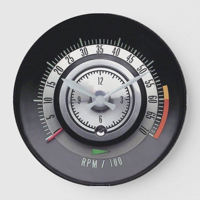Tic-Toc-Tach GM Chevy Wall Clock (Front)