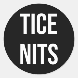 Tice Nits Classic Round Sticker