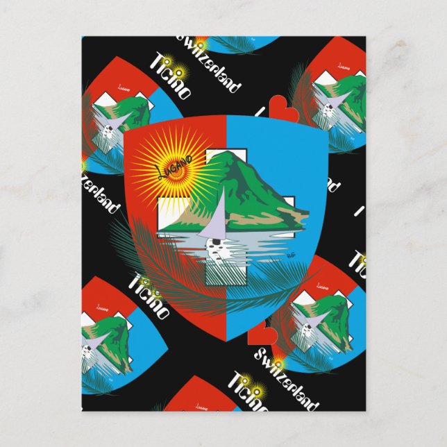 Ticino Switzerland postcard (Front)