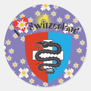 Ticino Switzerland Suisse Svizzera Svizra Sticker