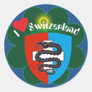 Ticino Switzerland Suisse Svizzera Svizra Sticker
