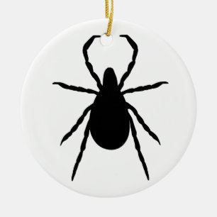Tick Ceramic Tree Decoration