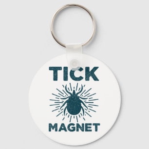 Tick Magnet Shirt Funny Camping And Hiking Bug Shi Key Ring