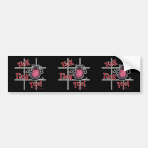Tick Tack Toe! Bumper Sticker
