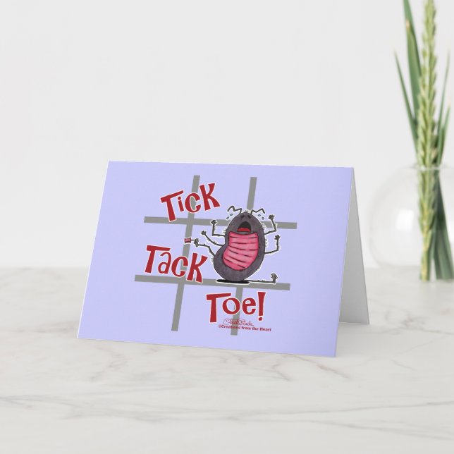 Tick Tack Toe! Invitation (Front)