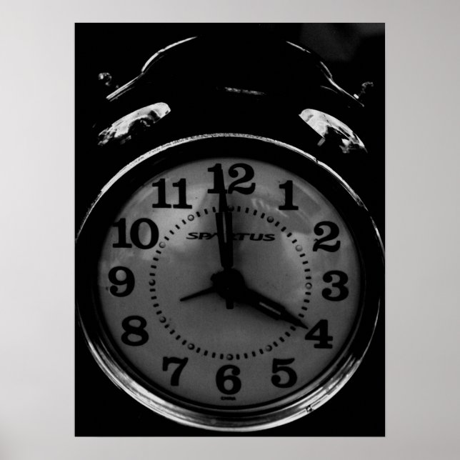 Tick Tock Clock Poster (Front)