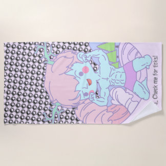 Tick Towel!  2019 Fire Island Design Beach Towel