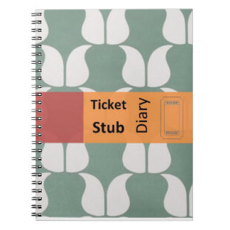 ticket stub diary notebook