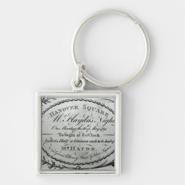 Ticket to 'Mr. Haydn's Night' in Hanover Key Ring (Front)