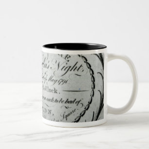 Ticket to 'Mr. Haydn's Night' in Hanover Two-Tone Coffee Mug