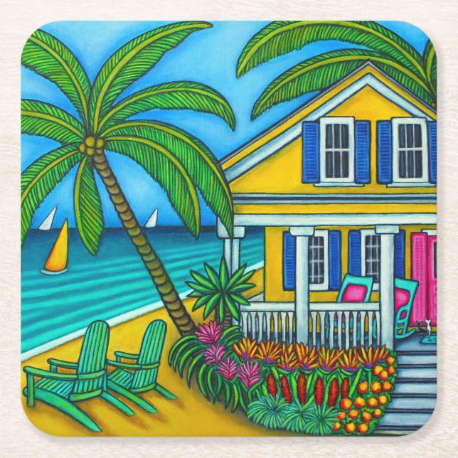 Ticket to Paradise Coasters (Front)