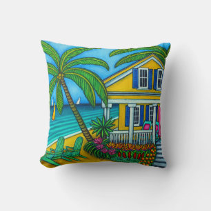 Ticket to Paradise Throw Pillow