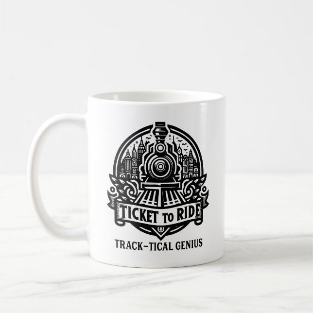 Ticket to Ride Track-tical Genius Mug (Left)