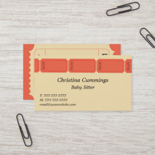 Tickets Business Card