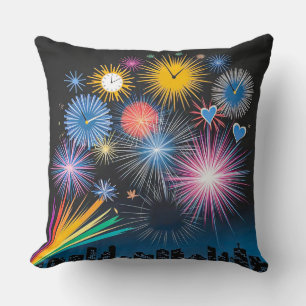 Ticking Fireworks Cushion