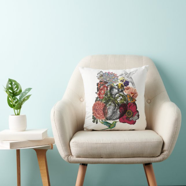 Ticking Heart Cushion (Chair)