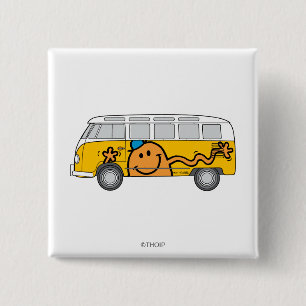 Tickle Bus 15 Cm Square Badge