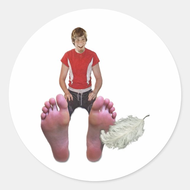 Tickle My Feet Too Classic Round Sticker (Front)