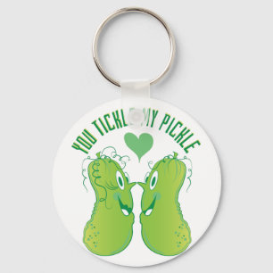 Tickle My Pickle Key Ring