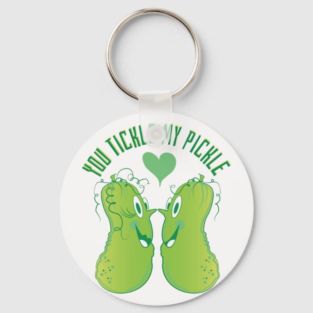 Tickle My Pickle Key Ring (Front)